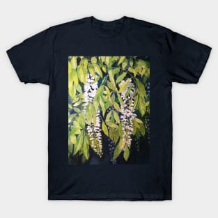 Wisteria watercolour painting T-Shirt